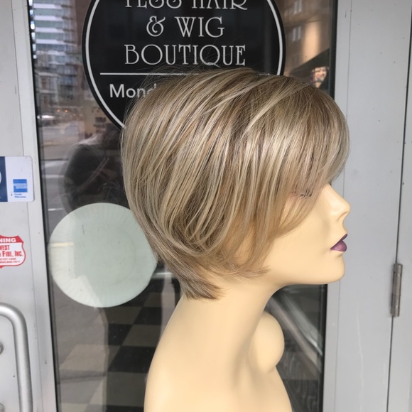 Accessories Blonde Mix Short Angle Cut Bob Wig Hairuwear Poshmark